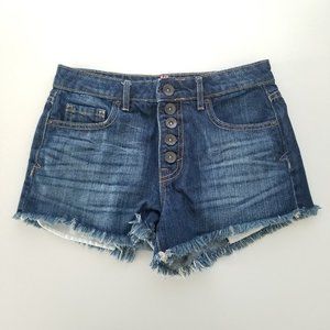 Tokyo Darling High Waisted Button Front Shorts
